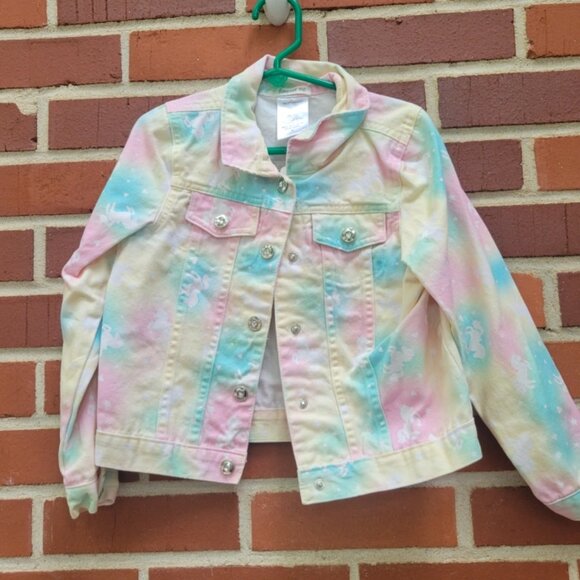 Forever Me Other - Forever Me - Unicorn Girls Denim Jacket - Size 6